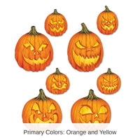 48 Pack Bulk Halloween Scary J-O-L Cutouts