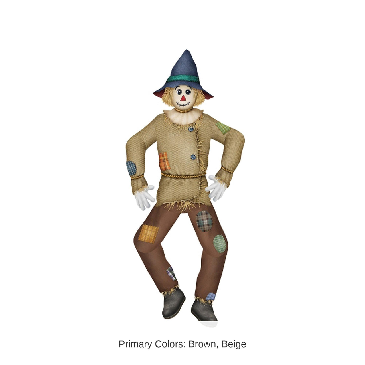 12 Pack Bulk Halloween Jointed Scarecrow