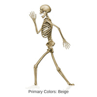 12 Pack Bulk Halloween Profile Pete Jointed Skeleton