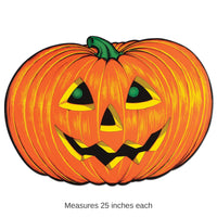 12 Pack Bulk Halloween Party Jack-O-Lantern Faces