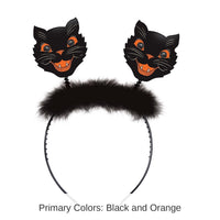 12 Pack Bulk Vintage Halloween Cat Boppers