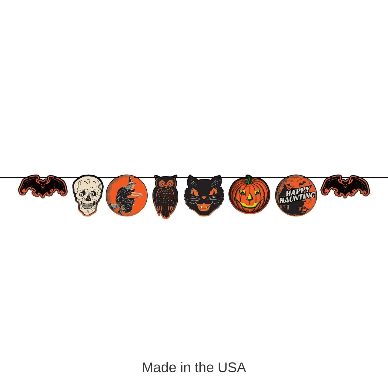 12 Pack Bulk Vintage Halloween Streamer