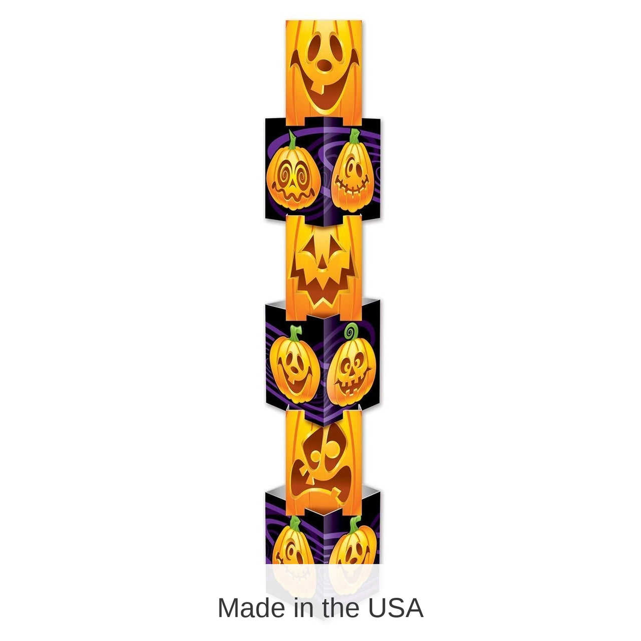36 Piece Bulk Halloween Jack-O-Lantern Column