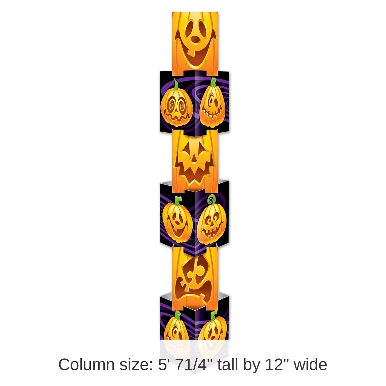36 Piece Bulk Halloween Jack-O-Lantern Column