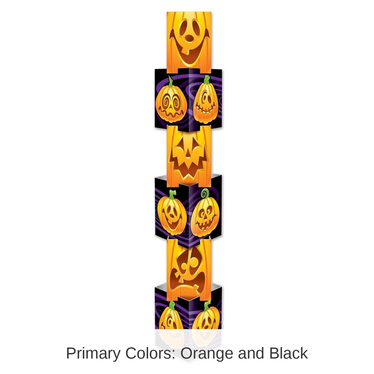 36 Piece Bulk Halloween Jack-O-Lantern Column