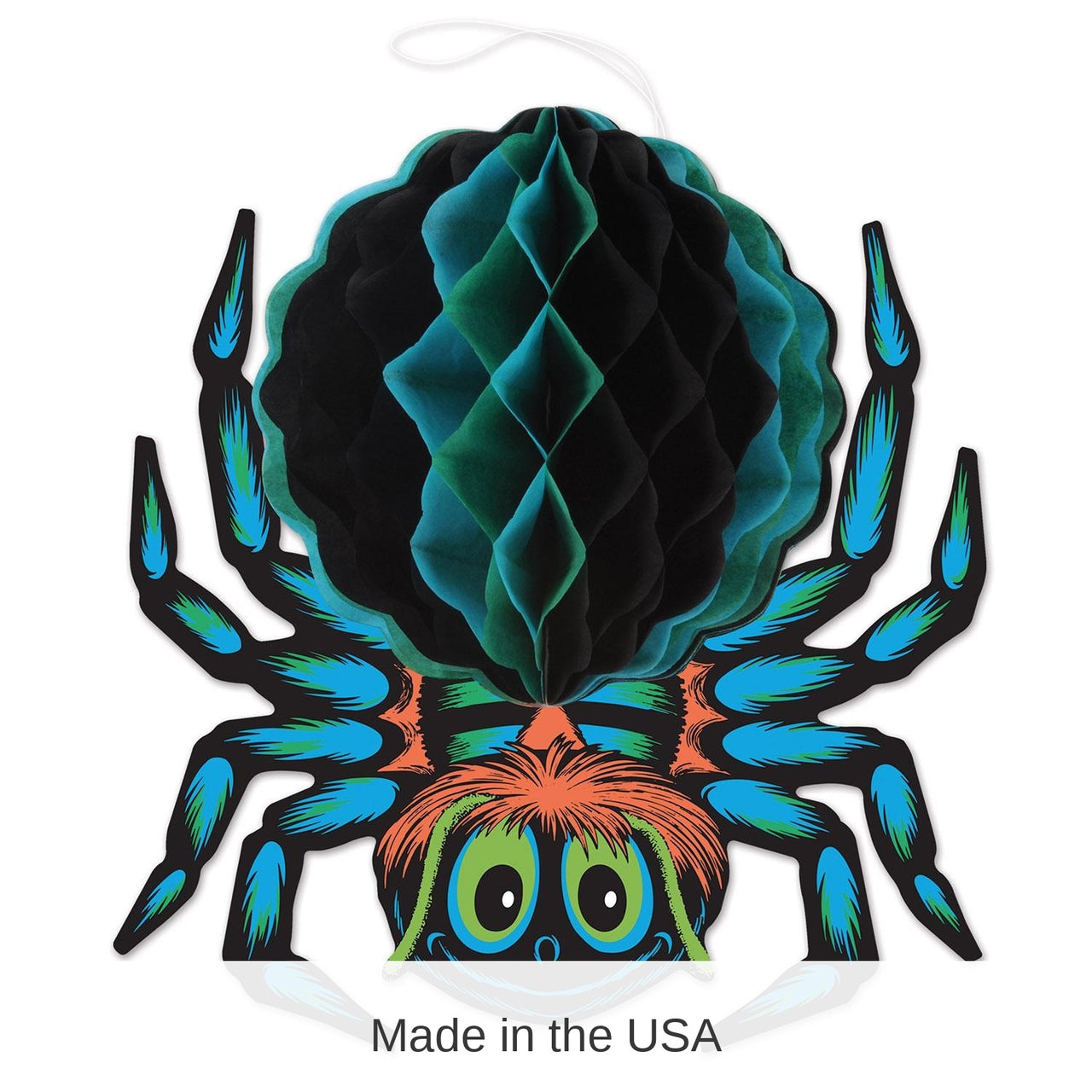 12 Pack Bulk Vintage Halloween Tissue Spider
