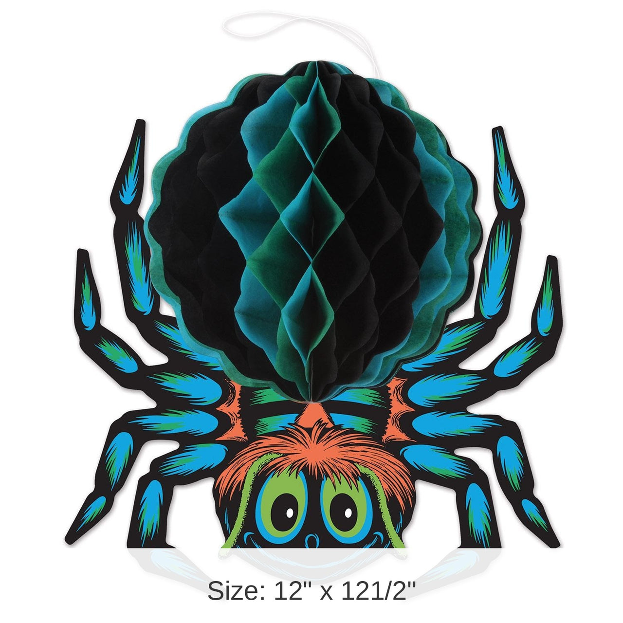 12 Pack Bulk Vintage Halloween Tissue Spider