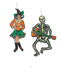 24 Piece Bulk Vintage Halloween Jointed GoGo Dancers