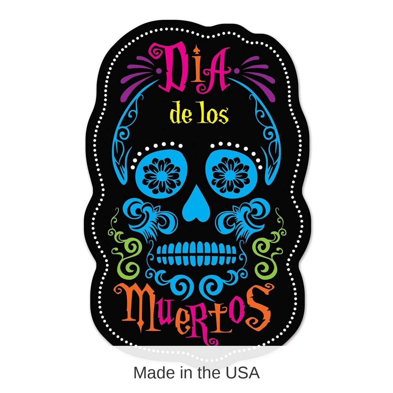 24 Pack Bulk Day Of The Dead Sign Cutouts