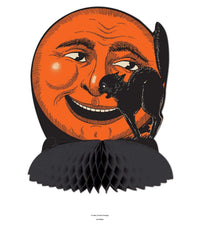 12 Pack Bulk Vintage Halloween Cat/Moon Centerpiece