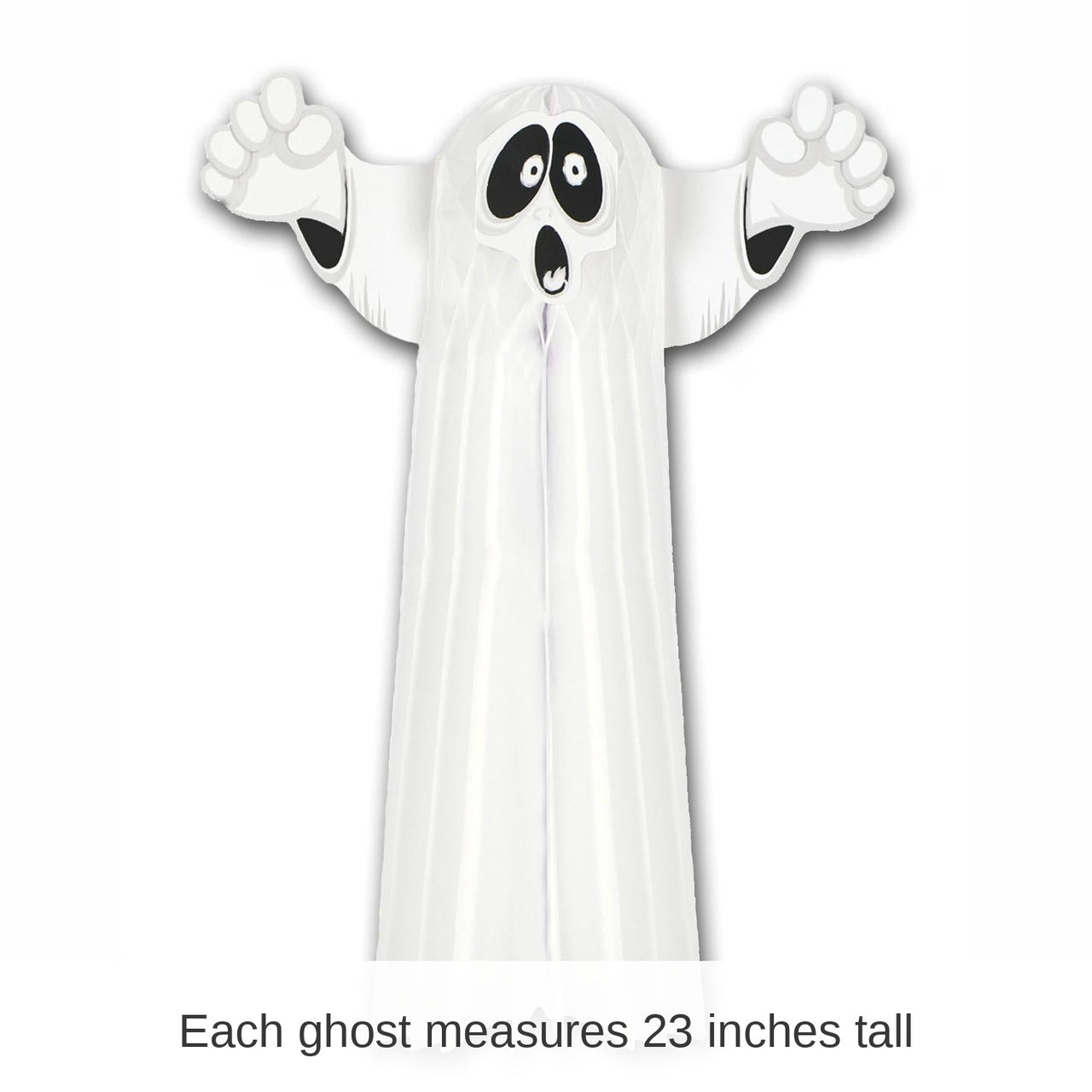 12 Pack Bulk Halloween Tissue Hanging Ghost