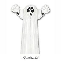 12 Pack Bulk Halloween Tissue Hanging Ghost