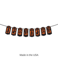 12 Pack Bulk Vintage Halloween String Banner