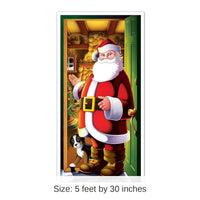 12 Pack Bulk Christmas Santa Door Cover