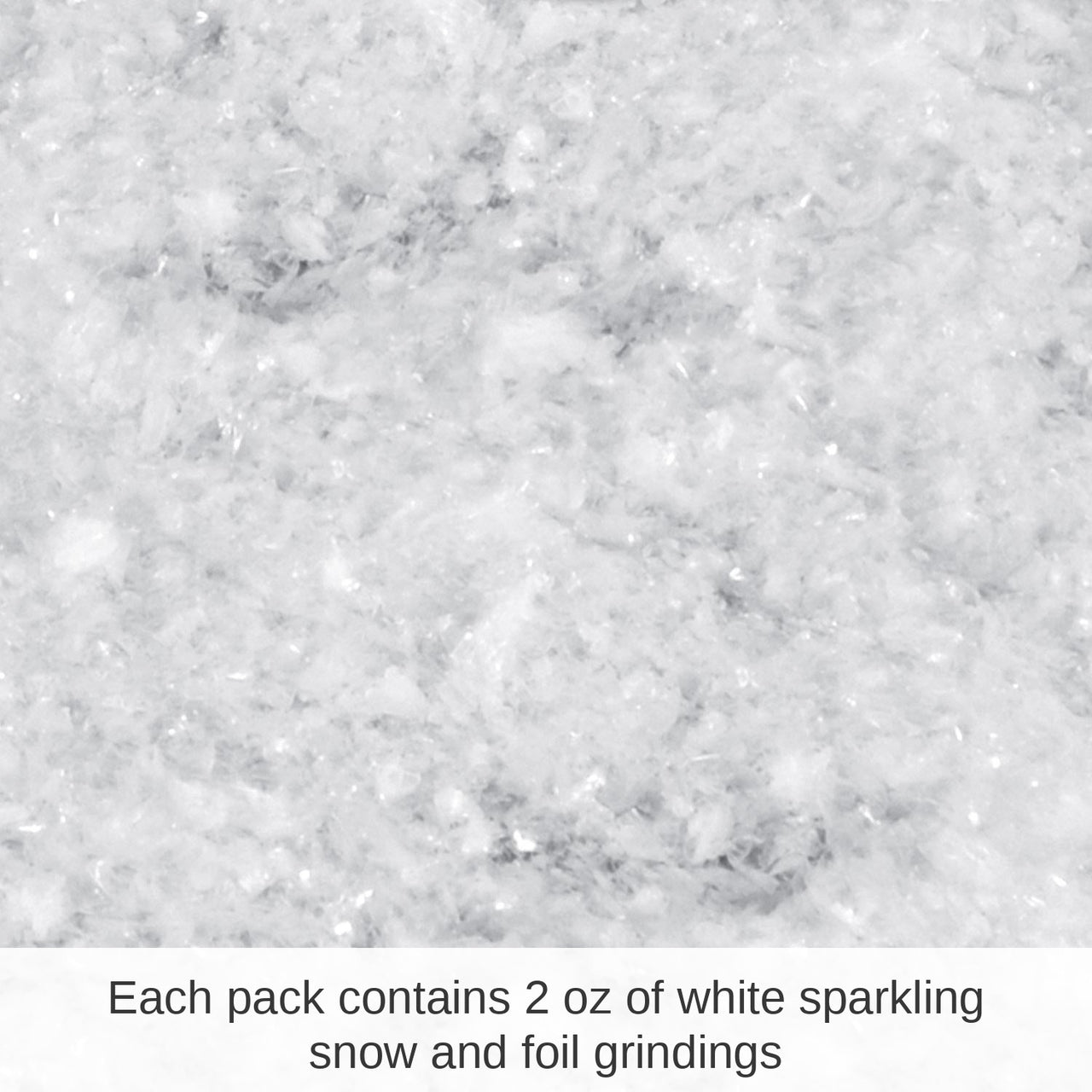 12 Pack Bulk Christmas Sparkling Snow (2 Oz per Pack)