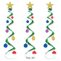 18 Piece Bulk Christmas Tree Whirls