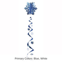 12 Pack Bulk Christmas Jumbo Snowflake Whirl