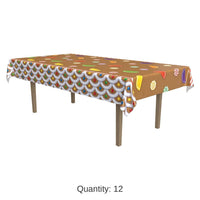 12 Pack Bulk Christmas Gingerbread House Tablecover