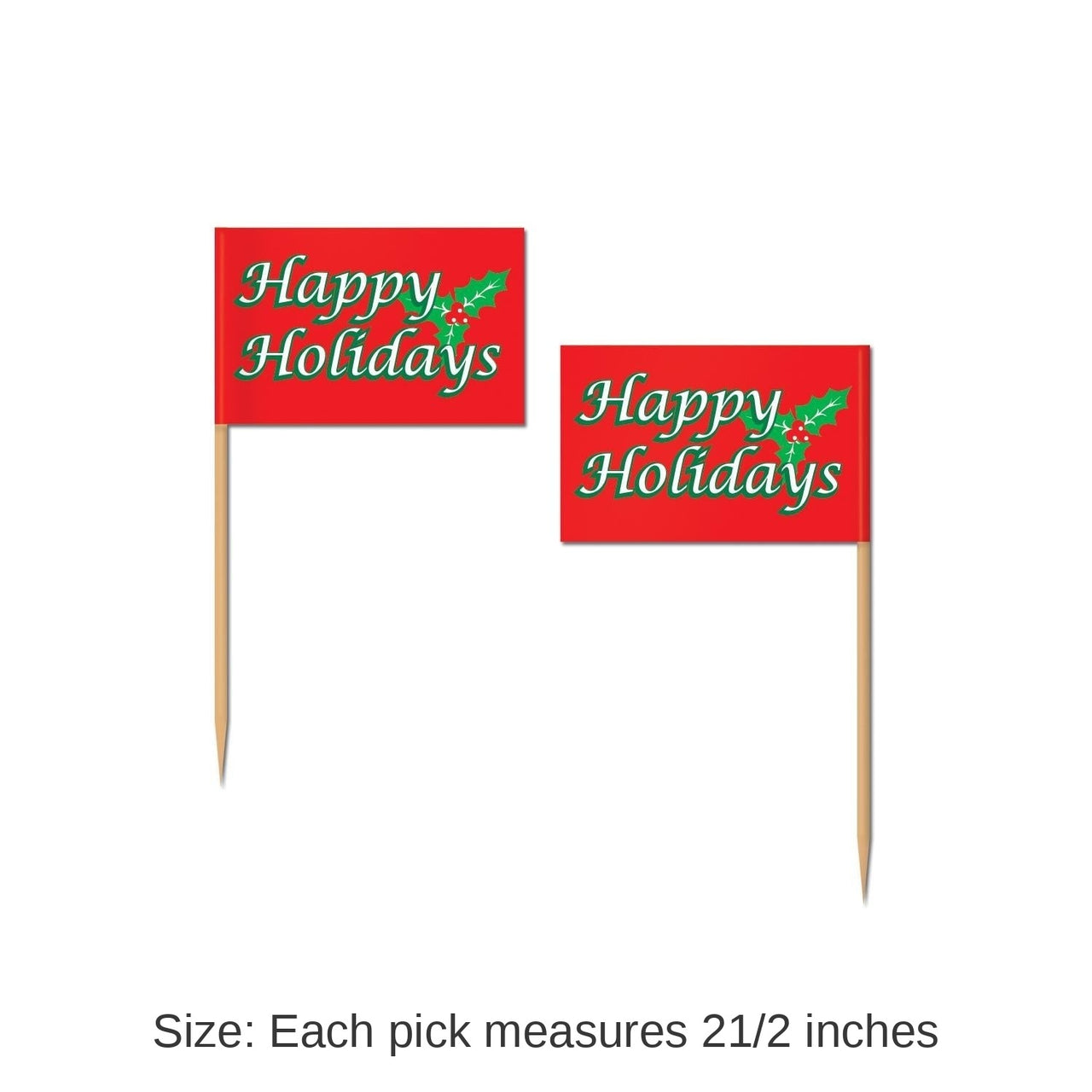 600 Pack Bulk Christmas Happy Holidays Picks