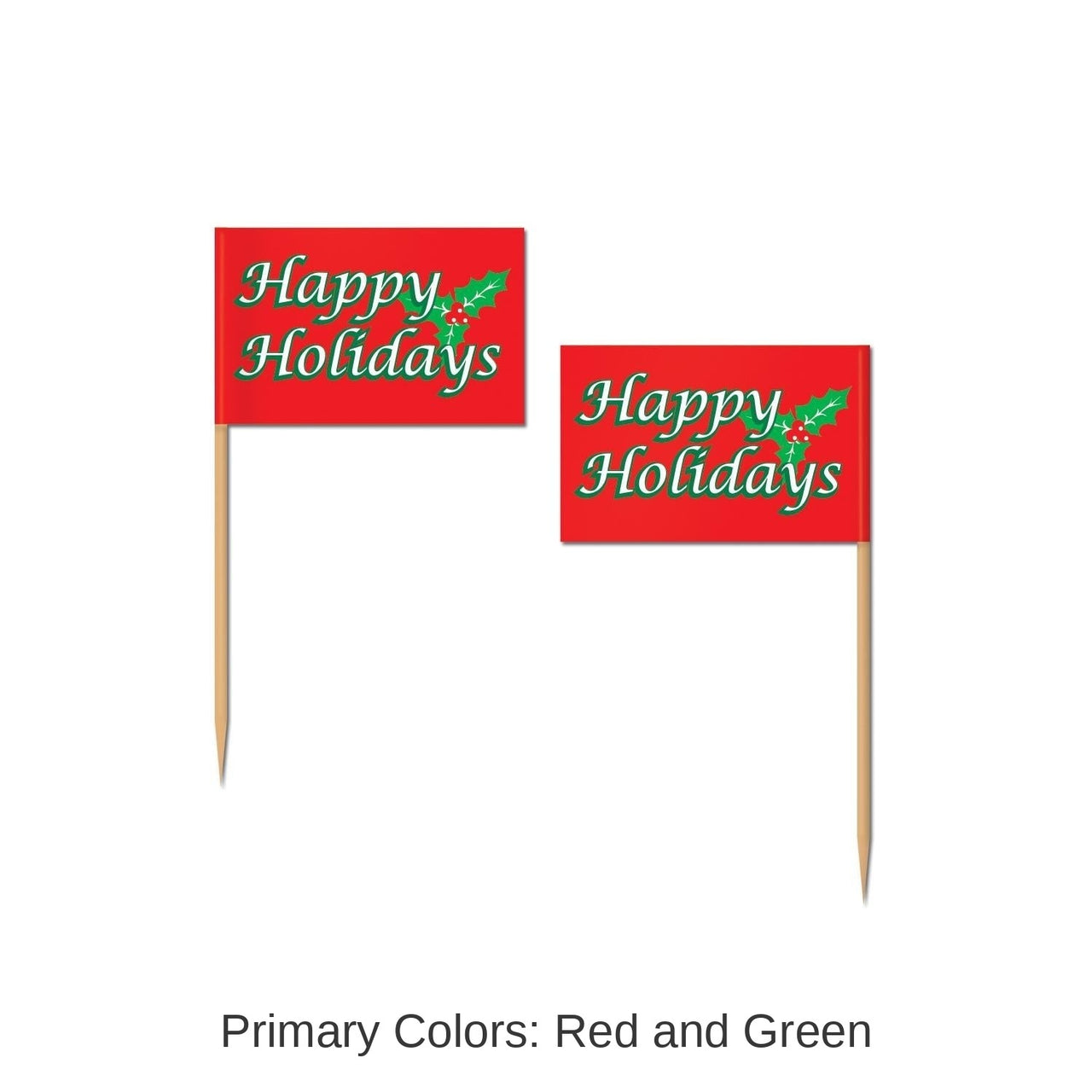 600 Pack Bulk Christmas Happy Holidays Picks
