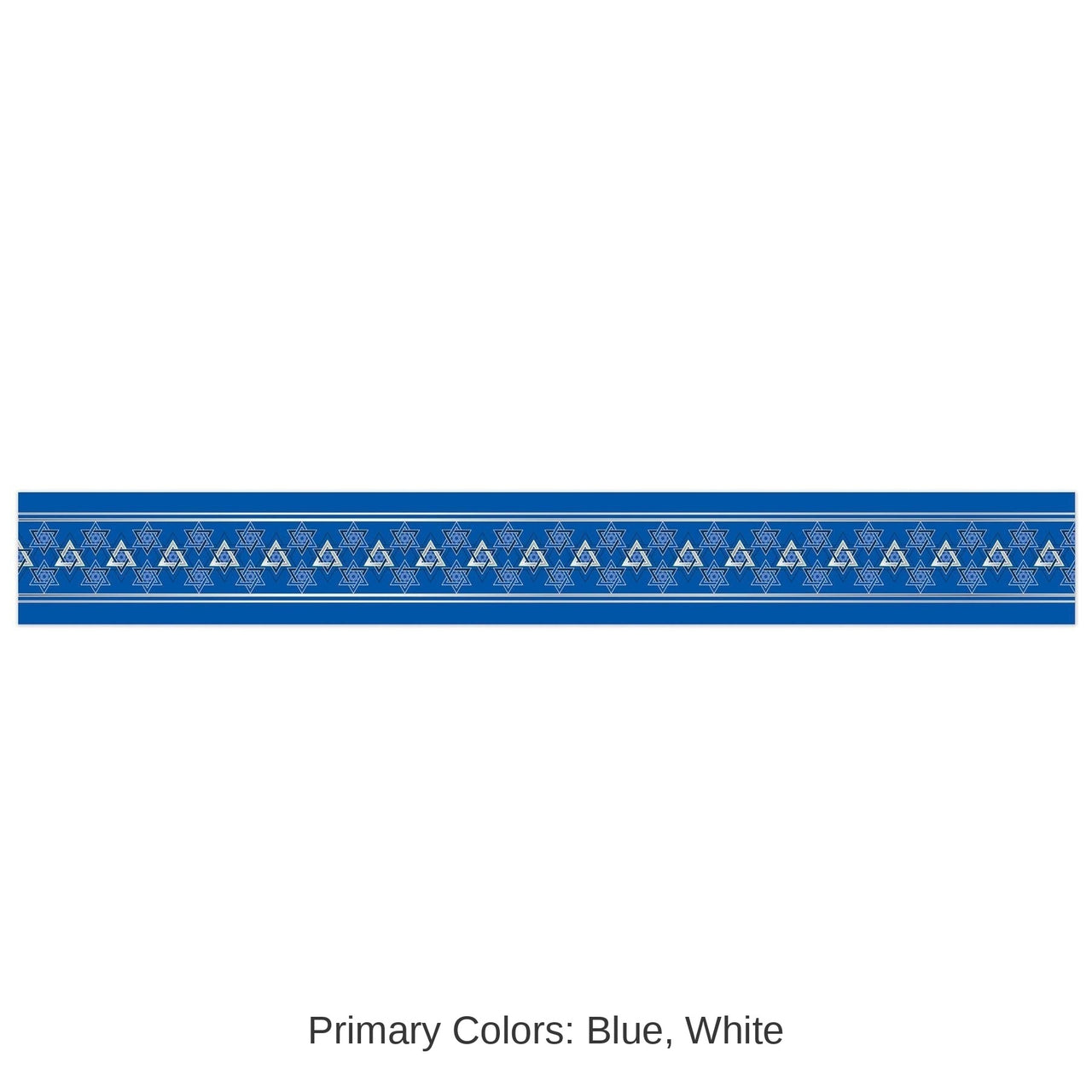 12 Pack Bulk Metallic Star of David Banner