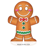 12 Pack Bulk Jointed Gingerbread Man Wall Decoration