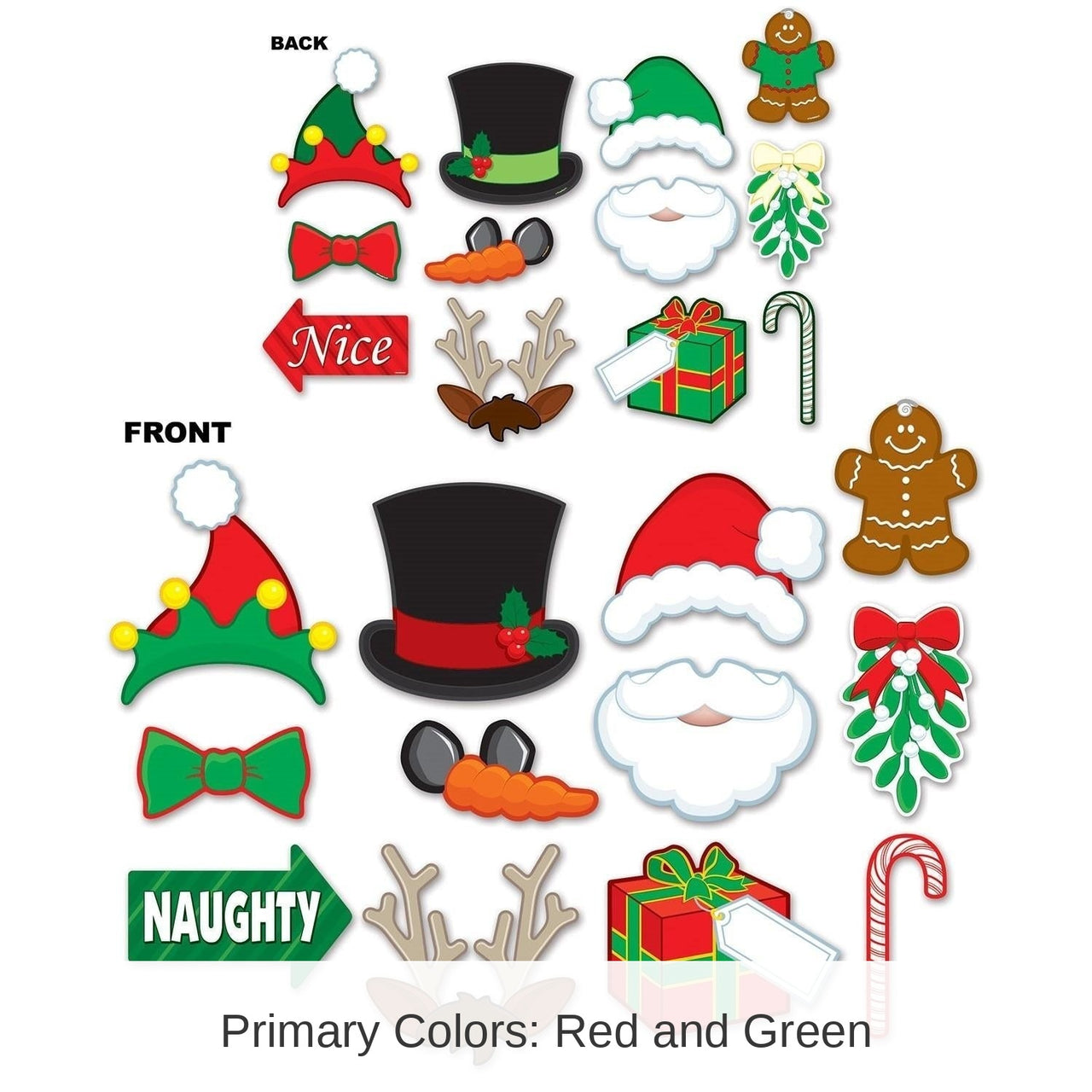 144 Pack Bulk Christmas Photo Fun Signs