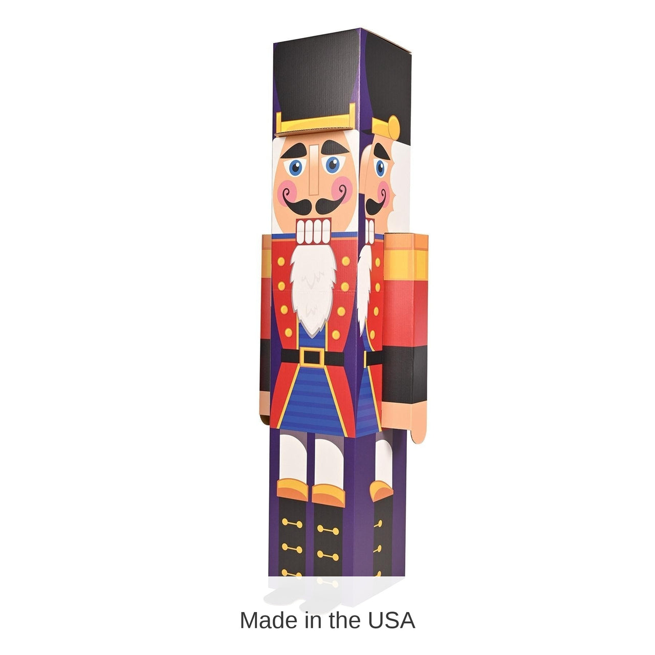 4 Pack Bulk Christmas 3-D Nutcracker Prop