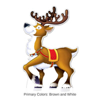 4 Pack Bulk Reindeer Stand-Up Decoration