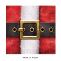 192 Pack Bulk Santa's Belt Buckle Paper Luncheon Napkins
