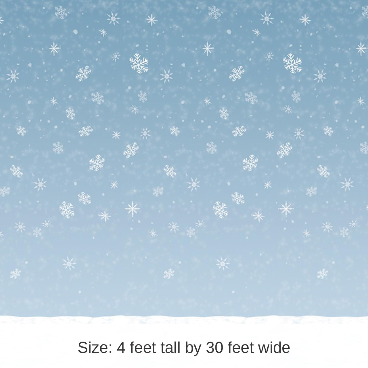 6 Pack Bulk Winter Sky Backdrop Decoration