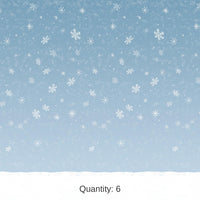6 Pack Bulk Winter Sky Backdrop Decoration