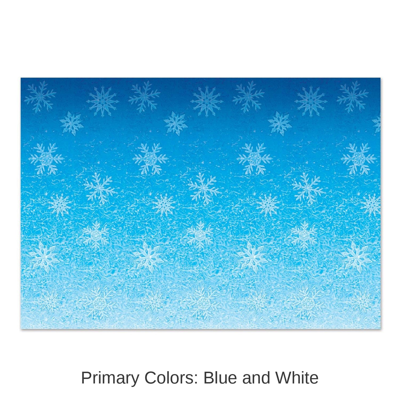 6 Pack Bulk Christmas Snowflakes Backdrop