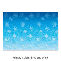 6 Pack Bulk Christmas Snowflakes Backdrop
