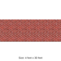 6 Pack Bulk Christmas Brick Wall Backdrop