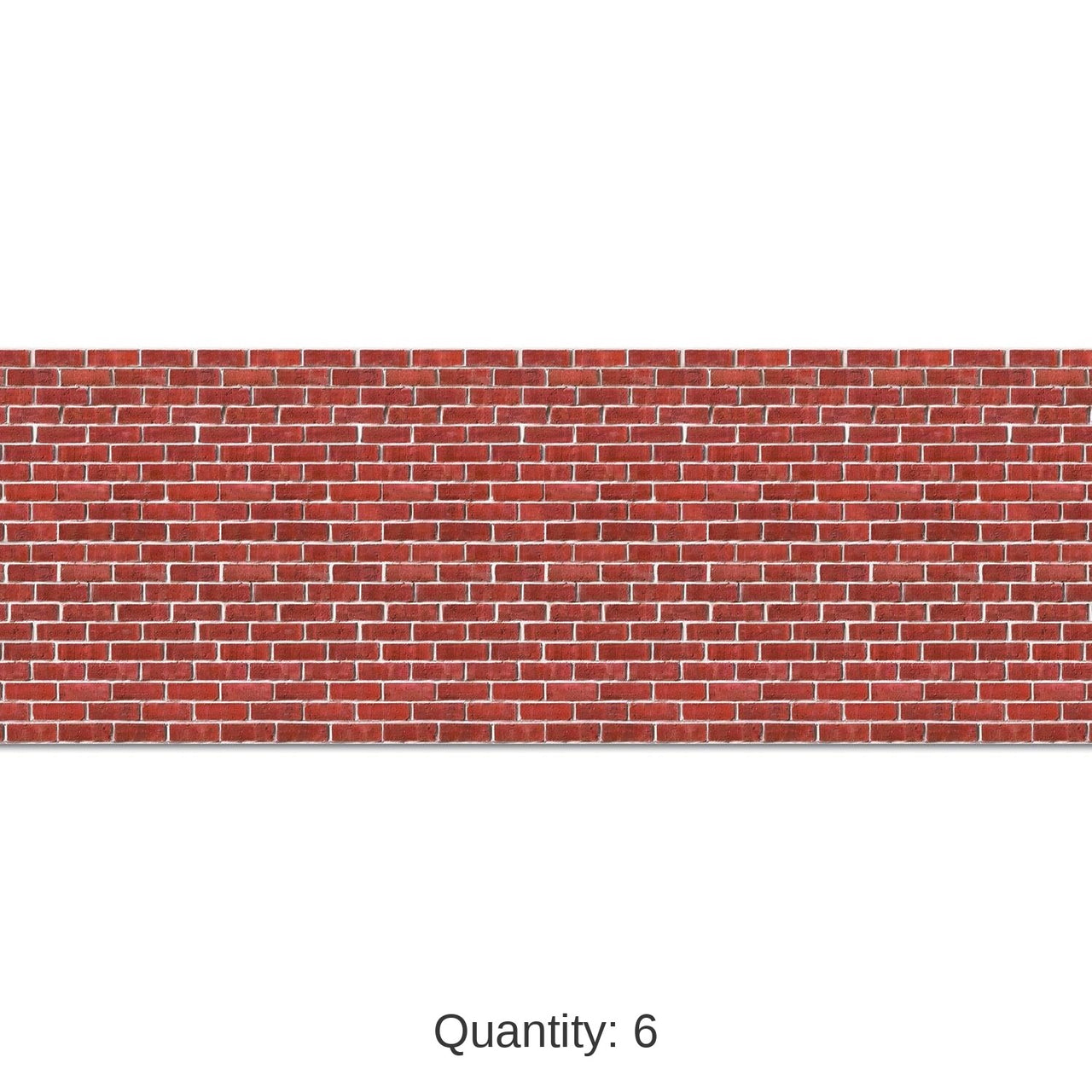 6 Pack Bulk Christmas Brick Wall Backdrop