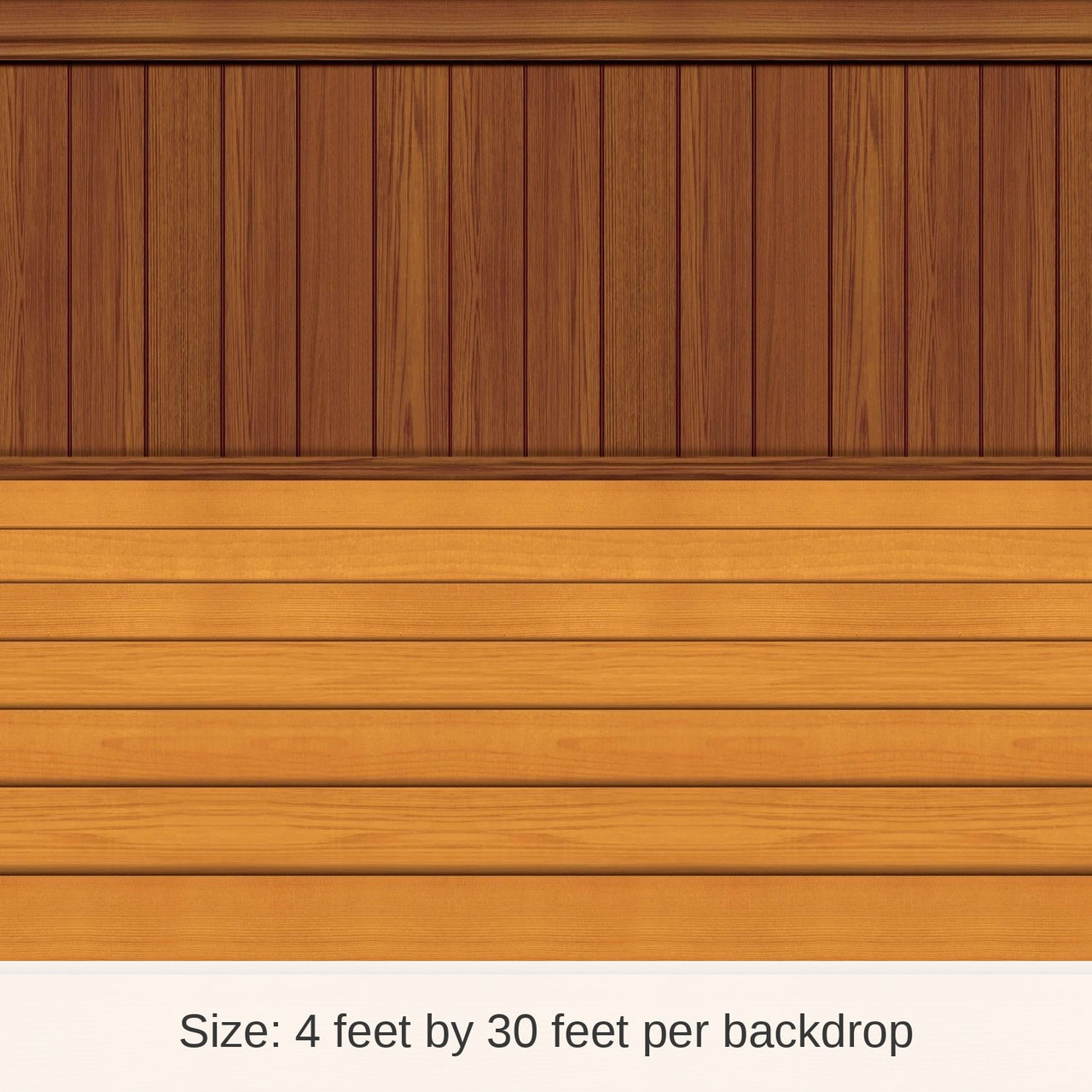 6 Pack Bulk Christmas Floor/Wainscoting Backdrop