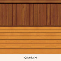 6 Pack Bulk Christmas Floor/Wainscoting Backdrop