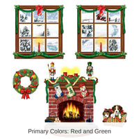 60 Piece Bulk Indoor Christmas Decor Props