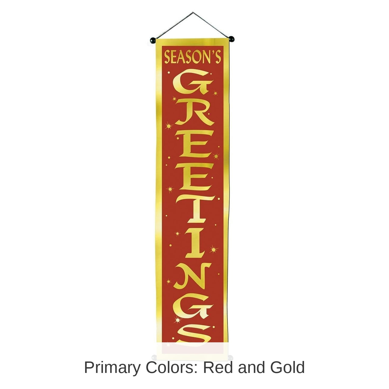 12 Pack Bulk Christmas Season's Greetings Velvet-Lame Door Panel