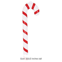 18 Pack Bulk Christmas Inflatable Candy Canes