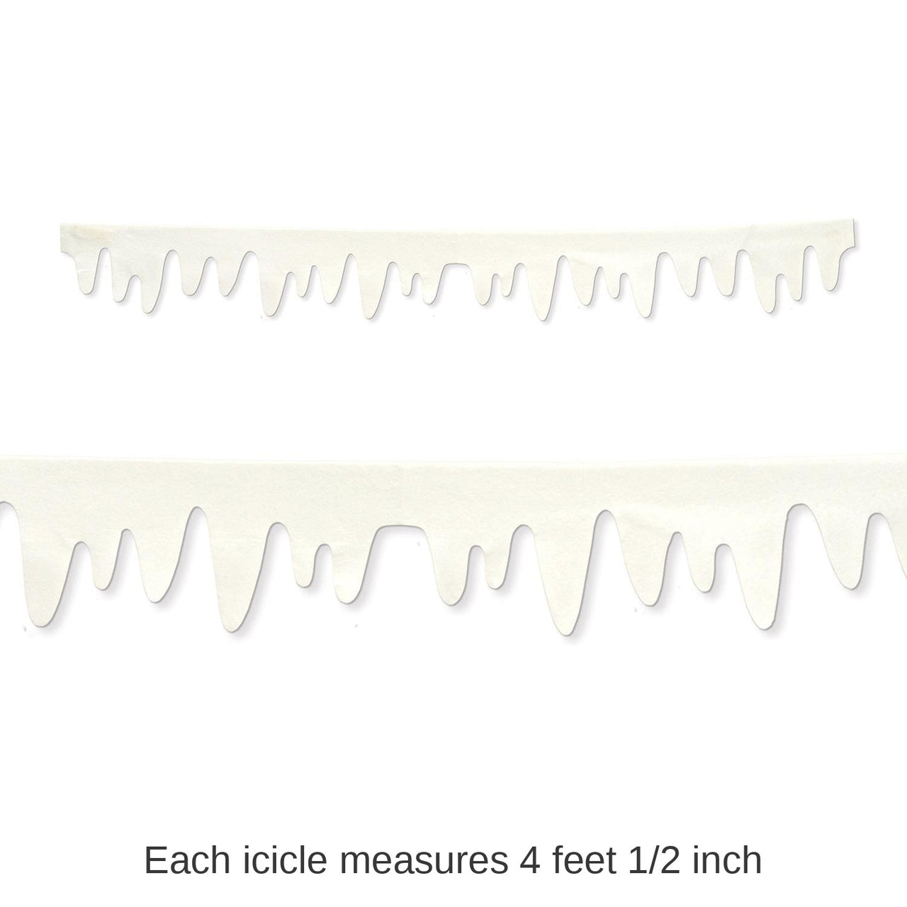 24 Piece Bulk Christmas Fabric Icicle Decorations