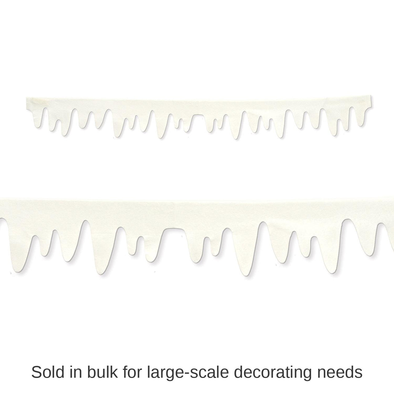 24 Piece Bulk Christmas Fabric Icicle Decorations