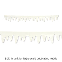 24 Piece Bulk Christmas Fabric Icicle Decorations