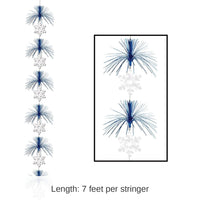 12 Pack Bulk Christmas Snowflake Firework Stringer