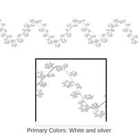 12 Pack Bulk Christmas Gleam 'N Flex Snowflake Garland