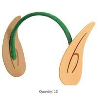 12 Pack Bulk Christmas Elf Ears Headband