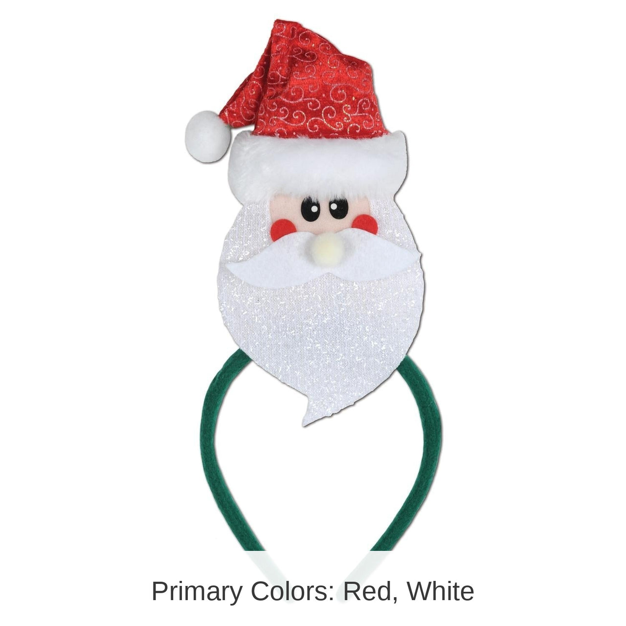 12 Pack Bulk Christmas Santa Headband