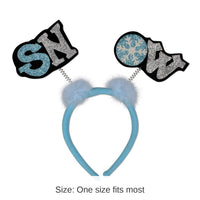12 Pack Bulk Christmas Glittered Snow Boppers
