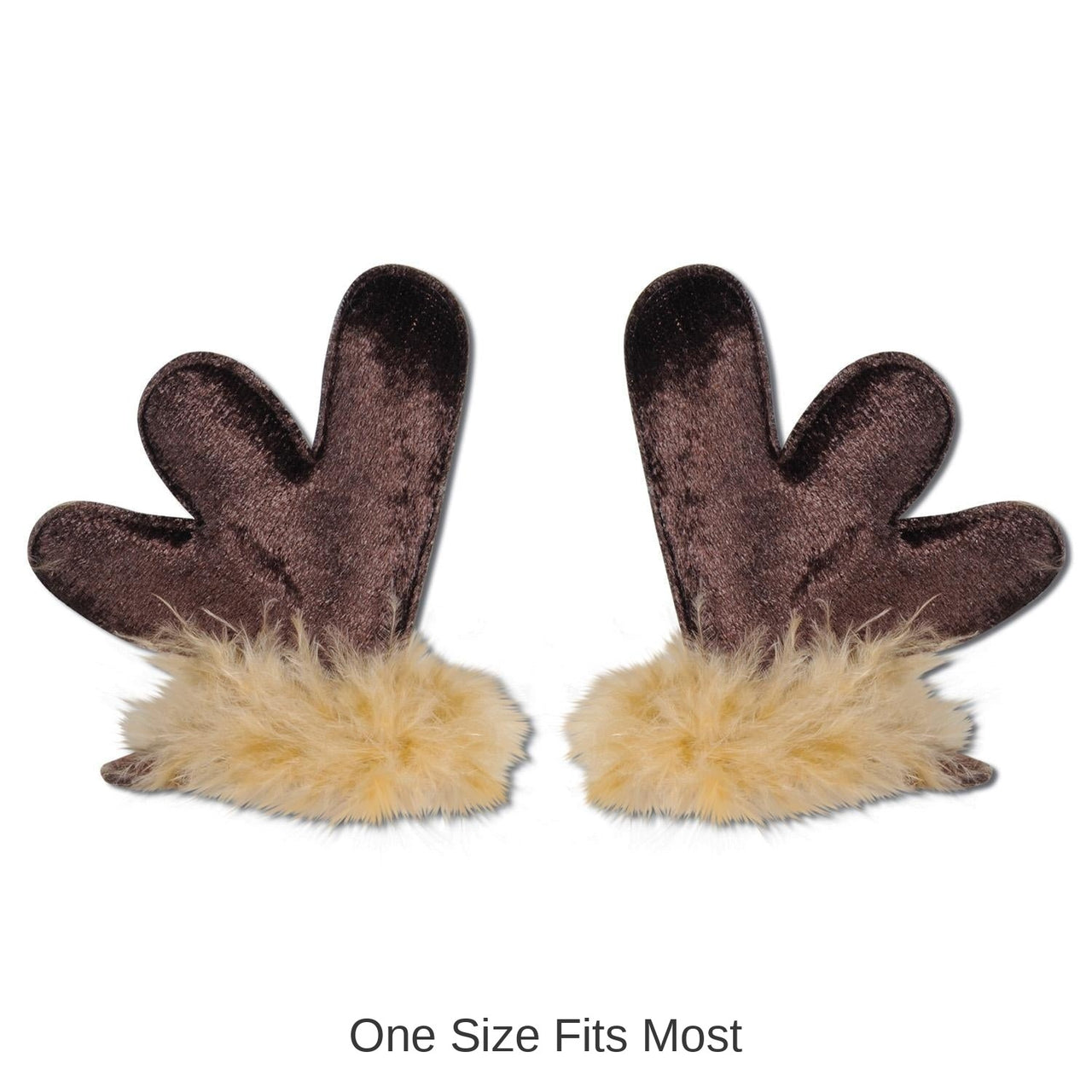 12 Pack Bulk Christmas Antler Hair Clips